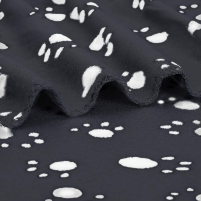 М'яка флісова підстилка для собак та котів Nobleza, 75х75 см, чорна