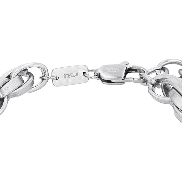 Браслет на руку s.Oliver для чоловіків, нержавіюча сталь, подарункова коробка, масивне срібло