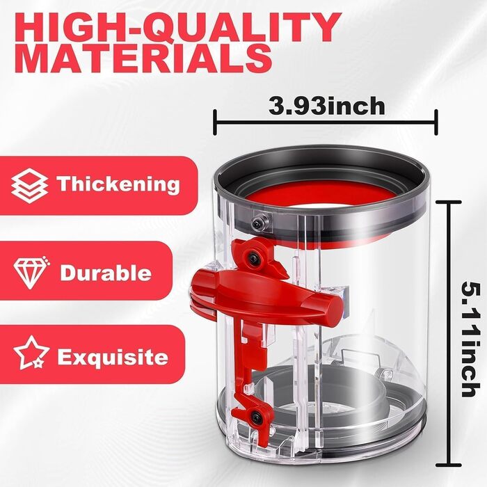 Контейнер для пилу Dyson V12/V10 Detect Slim (965272-01) - Оригінальна заміна