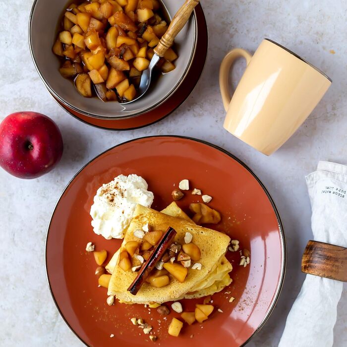 MÄSER Fresh (Nature) - Набір посуду з металевим бордюром (16 предметів)