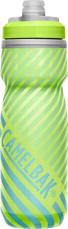 Пляшка для води CAMELBAK Podium Chill 620 мл для спорту, бігу, велоспорту, походів, подвійні стінки, лайм/синя