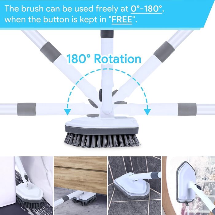 Bathroom Cleaning Brush with 52