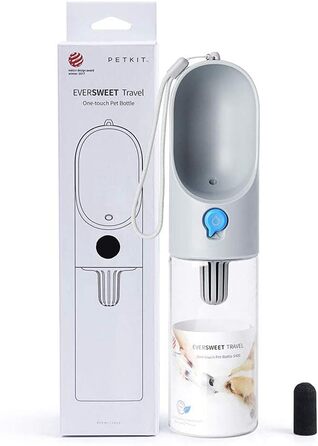 PETKIT Reiseflasche EVERSWEET Travel One-Touch, 400 мл, зелений, для собак