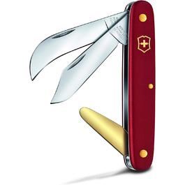 Швейцарський ніж Victorinox Okulier- und Hakenmesser 3 (червоний) - ніж для саду, квітів та землеробства