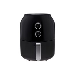 Karaca Multifry - Аерофритюрниця 3.5л, 1300 Вт, чорна - Здорова смаження, енергоекономія, легке очищення