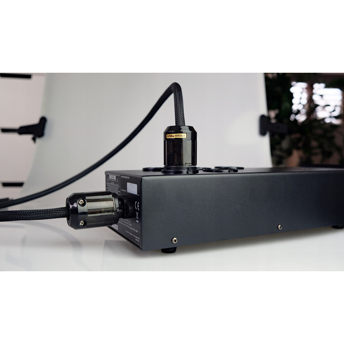 Кабель живлення 230V CROSS-TECH у тканинному обплетенні, 0,75 м