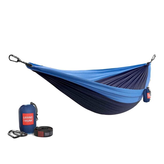 Гамак Grand Trunk Doppel-Fallschirm Nylon синьо-блакитний, двомісний, для відпочинку на природі