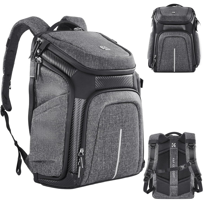 Водонепроникний рюкзак для камери K&F Concept, для 2 камер та 15.6