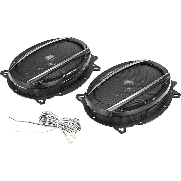 Автомобільна акустика Pioneer TS-A6970F 6x9'', 5-смугові коаксіальні динаміки, комплект з 2-х, потужність 600 Вт, 100 Вт RMS, потужний звук, висока чутливість, монтажна глибина 72 мм, розмір вирізу 153x222 мм, з ґратами