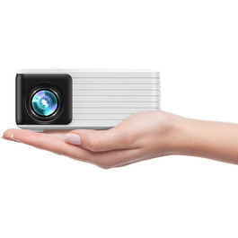 Міні проектор YOTON Y3 Beamer Klein: 1080P, 15000 люмен, для домашнього кінотеатру, HDMI/USB/Phone/PS5, Zoom, ідеальний для дітей (чорний)