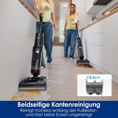 Вертикальний миючий пилосос Tineco Floor ONE S7 Stretch з функцією FlashDry та DualBlock