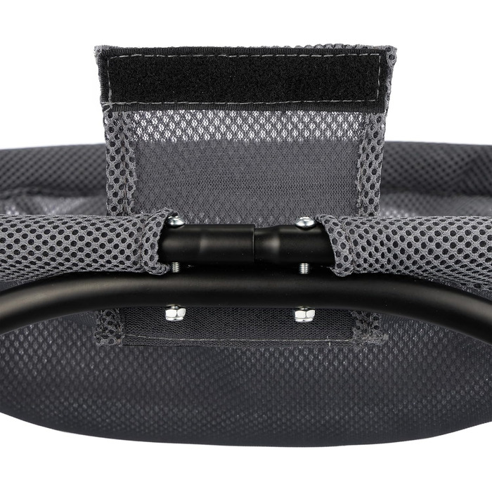 Крісло-гамак для кота Relaxdays, стояче, підняте, 25 x 44 x 42 см, темно-сірий/чорний