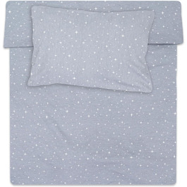 Комплект постільної білизни для дитячого ліжечка Kinderbettwäsche, 100x135 см, бавовна, Oeko-Tex, для хлопчика та дівчинки. Комплект: ковдра 100x135 см та наволочка 40x60 см.