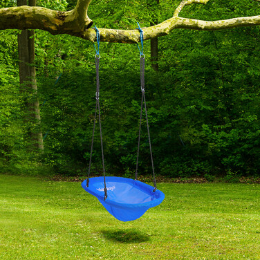 Relaxdays Nest Swing Blue