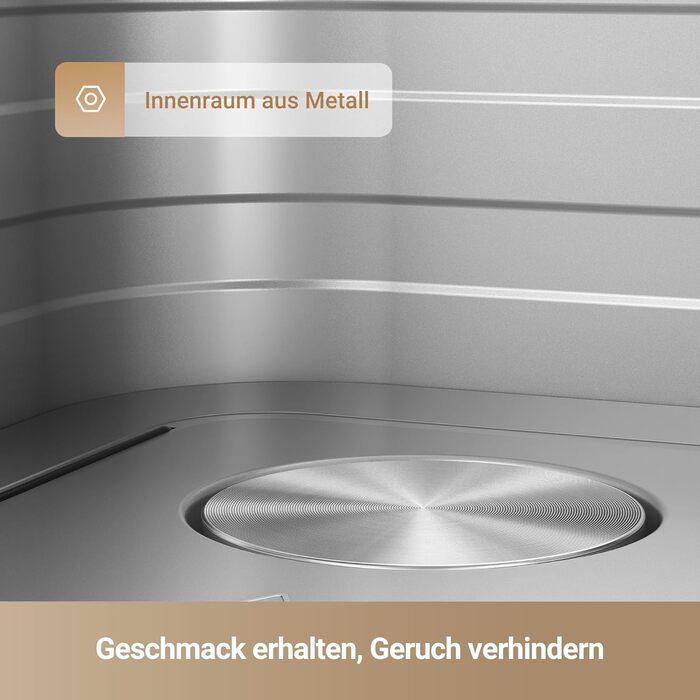 Фритюрниця аерофрі Mova AeroChef FD10 Pro, 6 літрів, з металевим корпусом