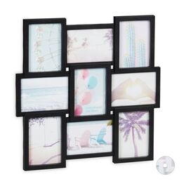 Relaxdays Photo Collage Frame - Holds 9 Pictures