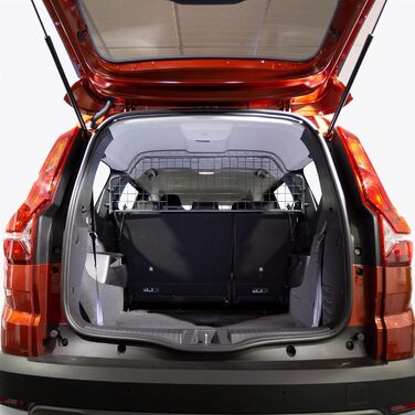 Сітка для собак Travall для Dacia Jogger (2021-): спеціалізована сітка для багажника, захист багажника для транспортування собак, міцна сталева сітка для автомобіля