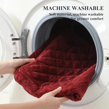 Автокрісло для собак до 25 кг, з 2 стропами безпеки та 2 кишенями для зберігання (червоне, велике)