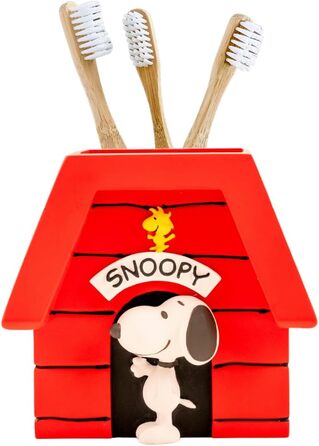 Колекційний тримач для зубних щіток Peanuts Snoopy, підставка для пензлів або ручок, офіційний ліцензійний продукт Franco