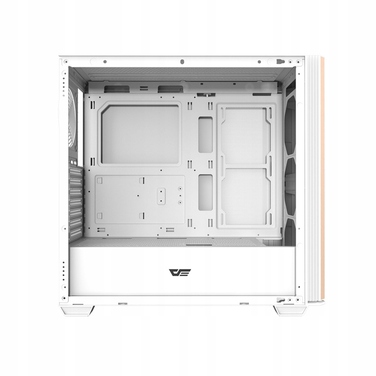 Корпус для комп'ютера darkFlash DS900WS Midi Tower ATX, білий, ігровий, зі скляною панеллю