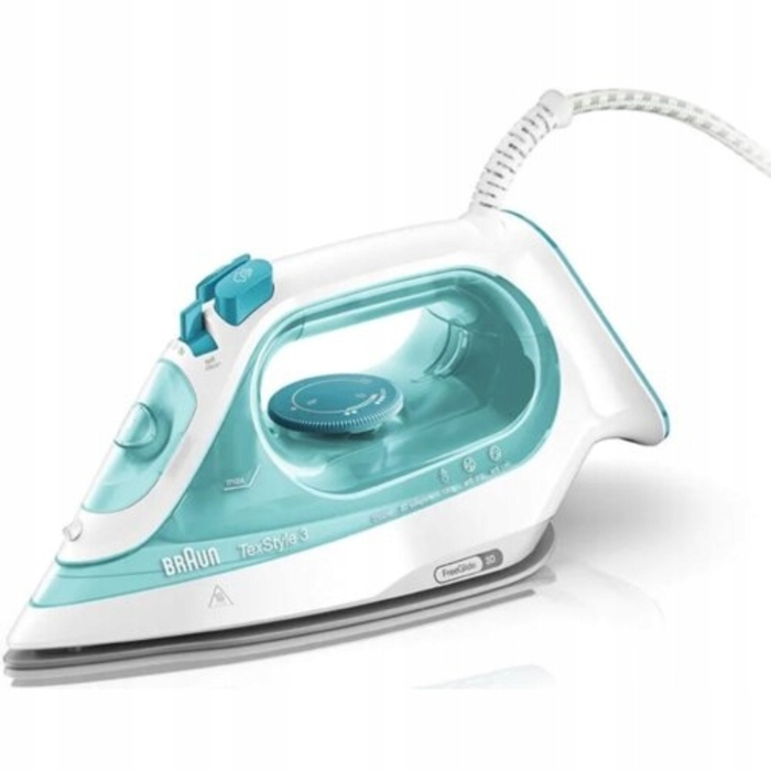 Парова праска BRAUN TexStyle 3 SI3043 GR, бірюзова