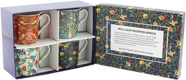 Leonardo Collection William Morris Mugs, Set of 4