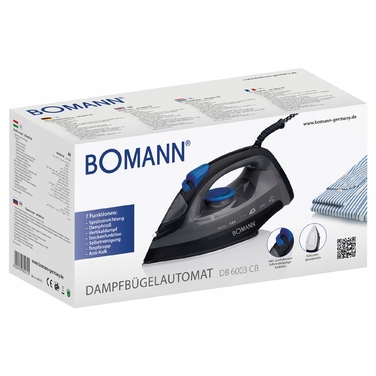 Парова праска Bomann DB із функцією самоочищення