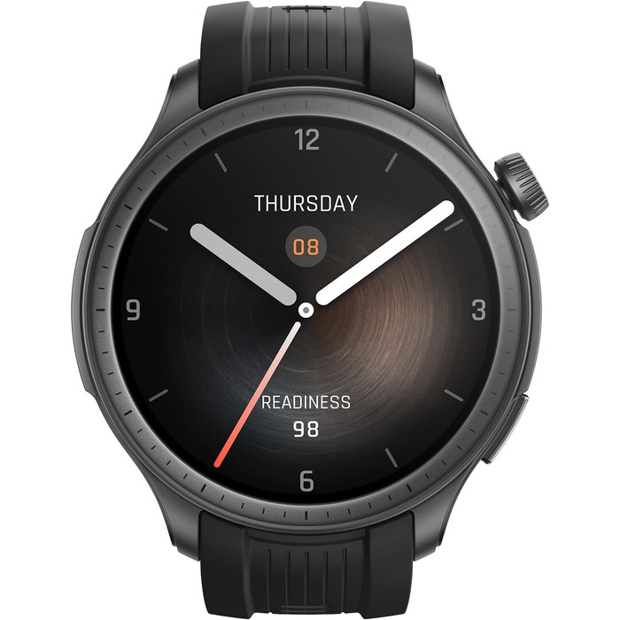 Смарт-годинник Amazfit Balance 46 мм: NFC, GPS, фітнес-трекер, 150 режимів спорту, Bluetooth-дзвінки, моніторинг сну та здоров'я (Чорний)