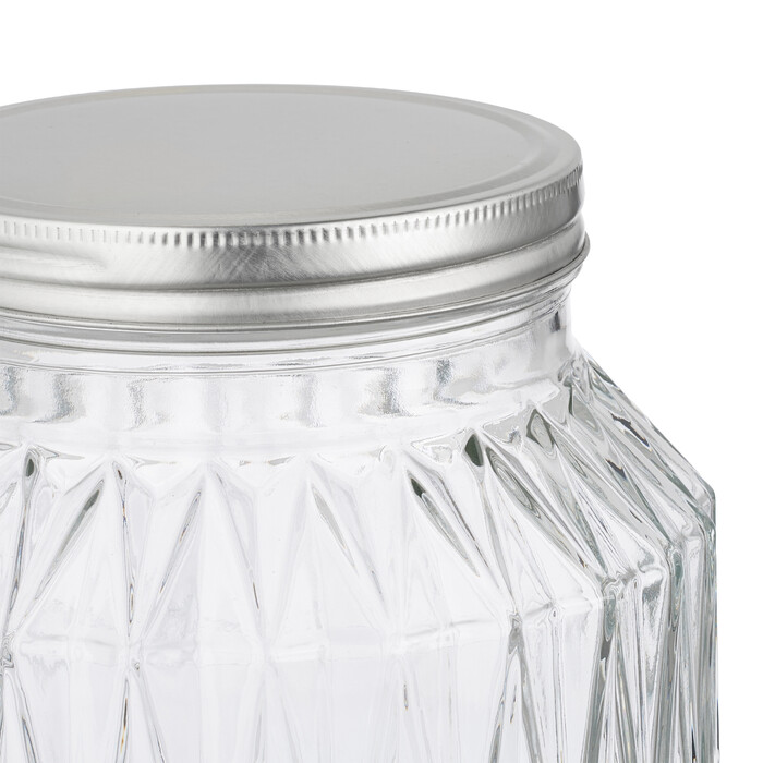 Relaxdays Drink Dispenser 5 Liter Diamond Pattern