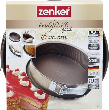 Форма для випічки Zenker Springform Mojave Gold Ø 26 см, сталева, з антипригарним покриттям, 1 шт.