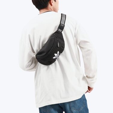 Спортивна сумка-пояс Adidas H35569 AC Waistbag чорного кольору (унісекс)