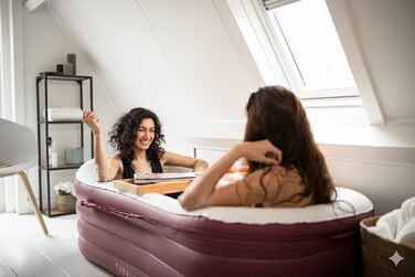 Надувна ванна Tubble Royale Deep Burgundy 255 л - розкішне домашнє спа для дорослих