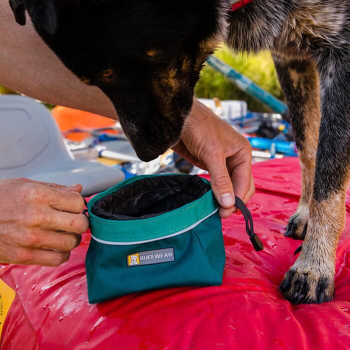 RUFFWEAR Quencher Bowl - Миска для води для собак, велика, Tumalo Teal