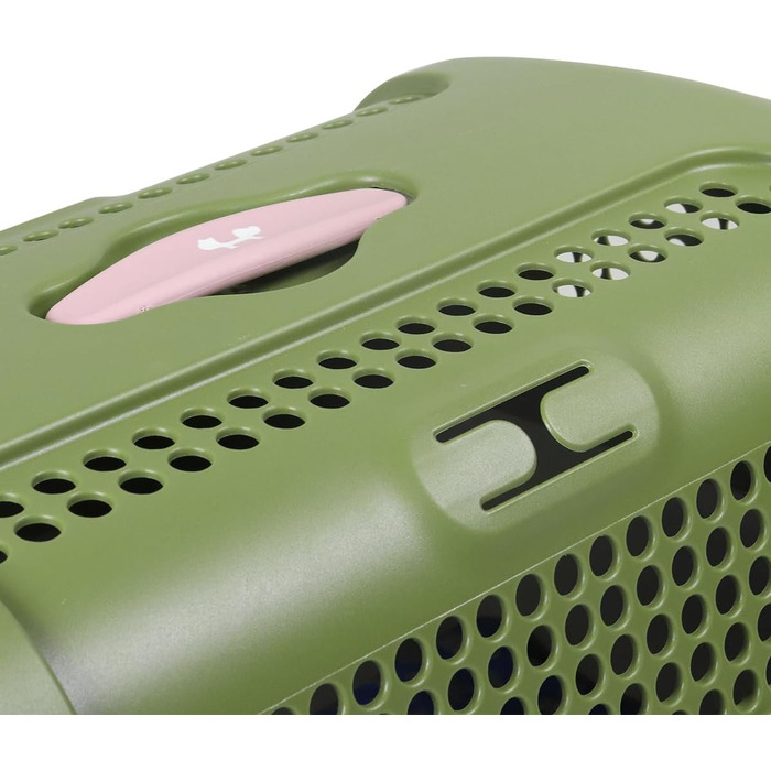 Транспортна переноска для собак та котів United Pets A.U.T.O. Design, Made in Italy, рожево-сіра, з гігієнічним килимком, 51x37x33 см