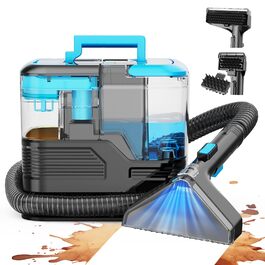 Портативний пилосос для чищення м'яких меблів та килимів C10, 530W, 18kPa, блакитний