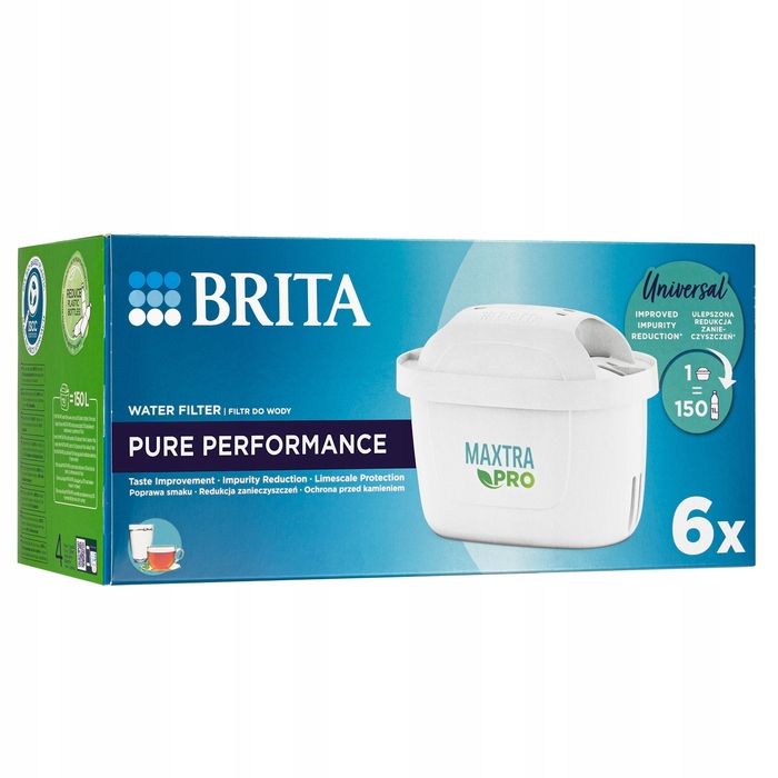 Смінні фільтри для глечиків Brita Maxtra PRO Pure Performance, 6 шт.