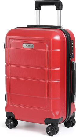 Чемодан ручної поклажі TANTOMI 20 дюймів, жорсткий корпус ABS+PC, телескопічна ручка, коліщатка 360°, замком-кодом, набір (M/L/XL), 41л, світло-темний зелений