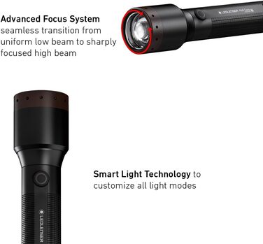 Ліхтарик Ledlenser P6R Core акумуляторний LED, 900 люмен, IP68, фокусування, USB зарядка, дальність 240 м