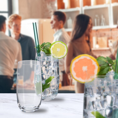 Relaxdays Set of 12 Drinking Glasses