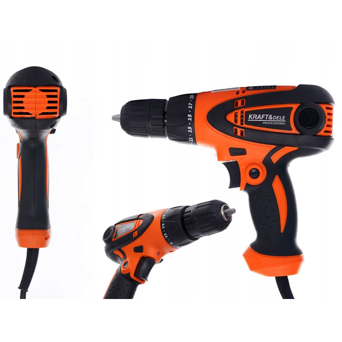 Мережевий шуруповерт Kraft&Dele KD1664, 230 В
