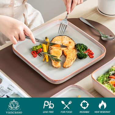 Набір посуду vancasso NEBULA з 12 елементів (4 сервізи), керамічний, для 4-12 осіб