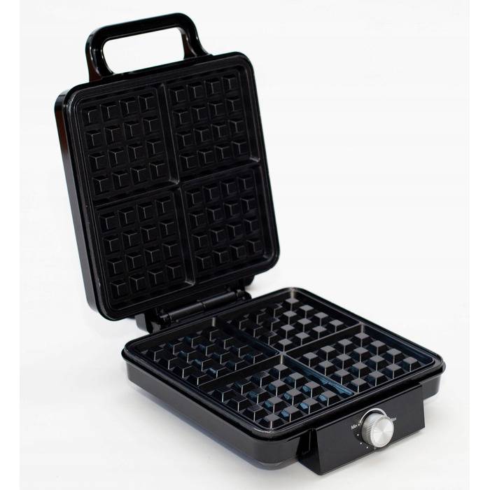 Вафельниця Berlinger 2300 Вт, чорна, з регулюванням температури, на 4 вафлі