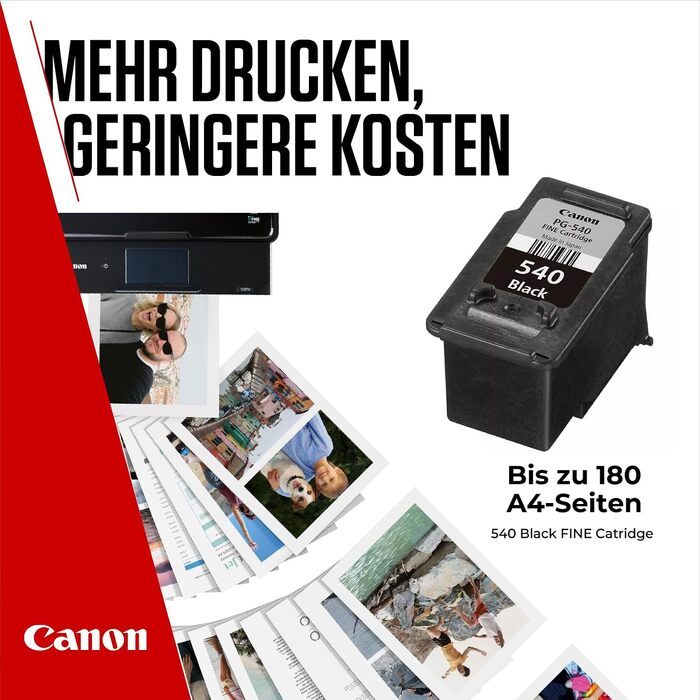 Оригінальний чорний картридж Canon PG-540 (стандартний об'єм), чорнило для принтера