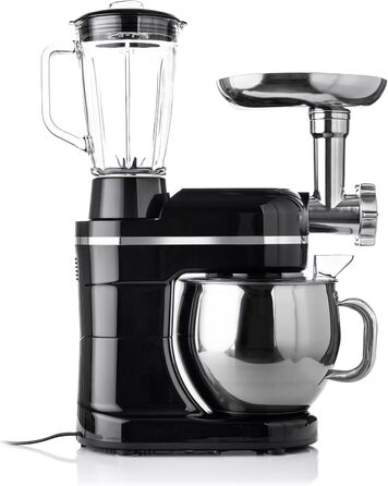 Lehmann Universal Kitchen Machine 3-in-1 Set | Stand Mixer with Planetary Mixing System | Multifunctional Kitchen Machine with Meat Grinder | Includes 1.5L Juice Extractor and 5L Stainless Steel Bowl