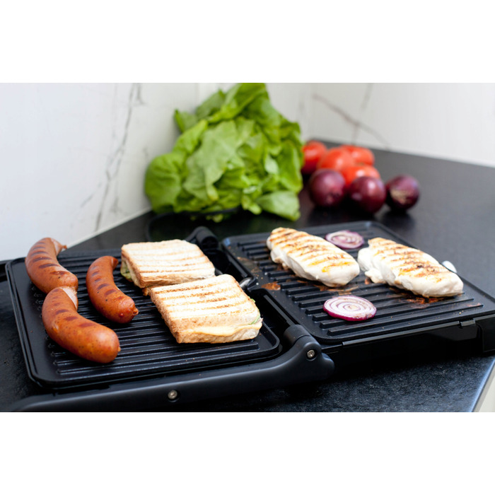 Електричний гриль Berlinger MAX-2400-W 2400 Вт, розкладний на 180°