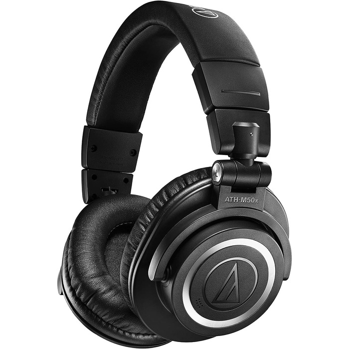 Навушники Audio-Technica M50xBT2 бездротові, чорні, Bluetooth, з microSDXC карткою 128 GB