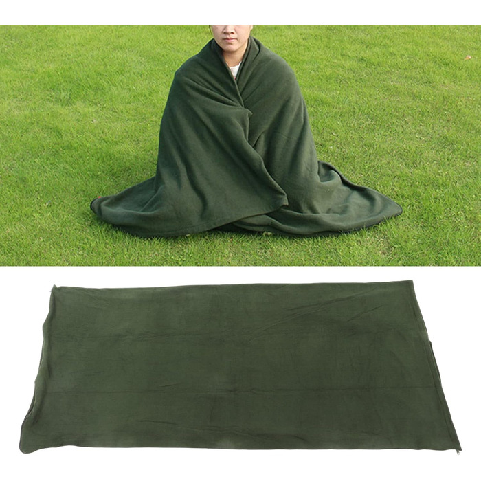 Sleeping Bag Portable Travel Warm Sleeping Bag for Adults Outdoors, Camping, Hiking, Climbing, Wool Sleeping Bag Liner