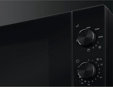 Мікрохвильова піч AEG MFB252DB з грилем, 25 л, 900 Вт, інвертор, чорний