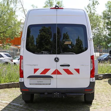 Світловідбивна самоклеюча стрічка DIN 30710 для авто, 141×564 мм, права/ліва, 8 шт.