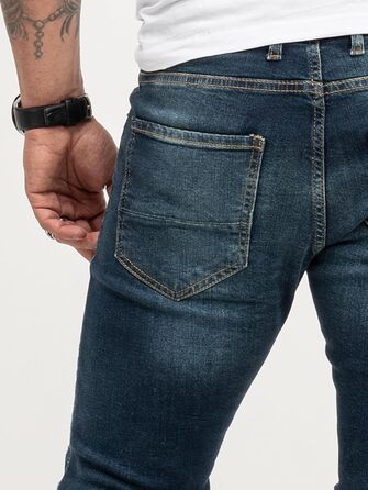 Чоловічі джинси Rock Creek Slim Fit M21 (36W/34L, темно-сині) - Оригінал